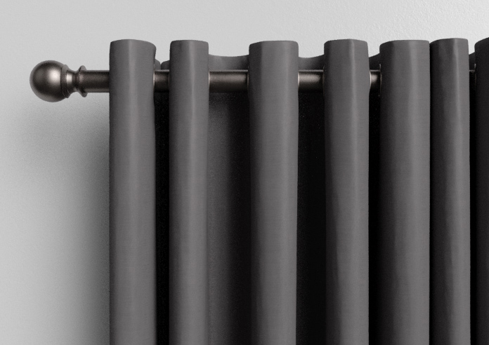 Shima Faux Silk, Slate - Made to Measure Curtains - Image 12